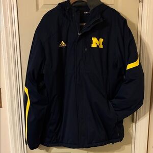 Adidas Michigan Ultra Warm Coat From The Rich Rod Era